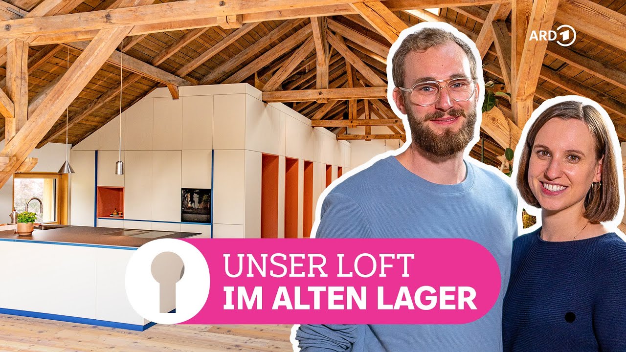 Design-Loft im alten Dachboden: Stylische Wohnung mit Einbauschränken statt Wänden | ARD Room Tour