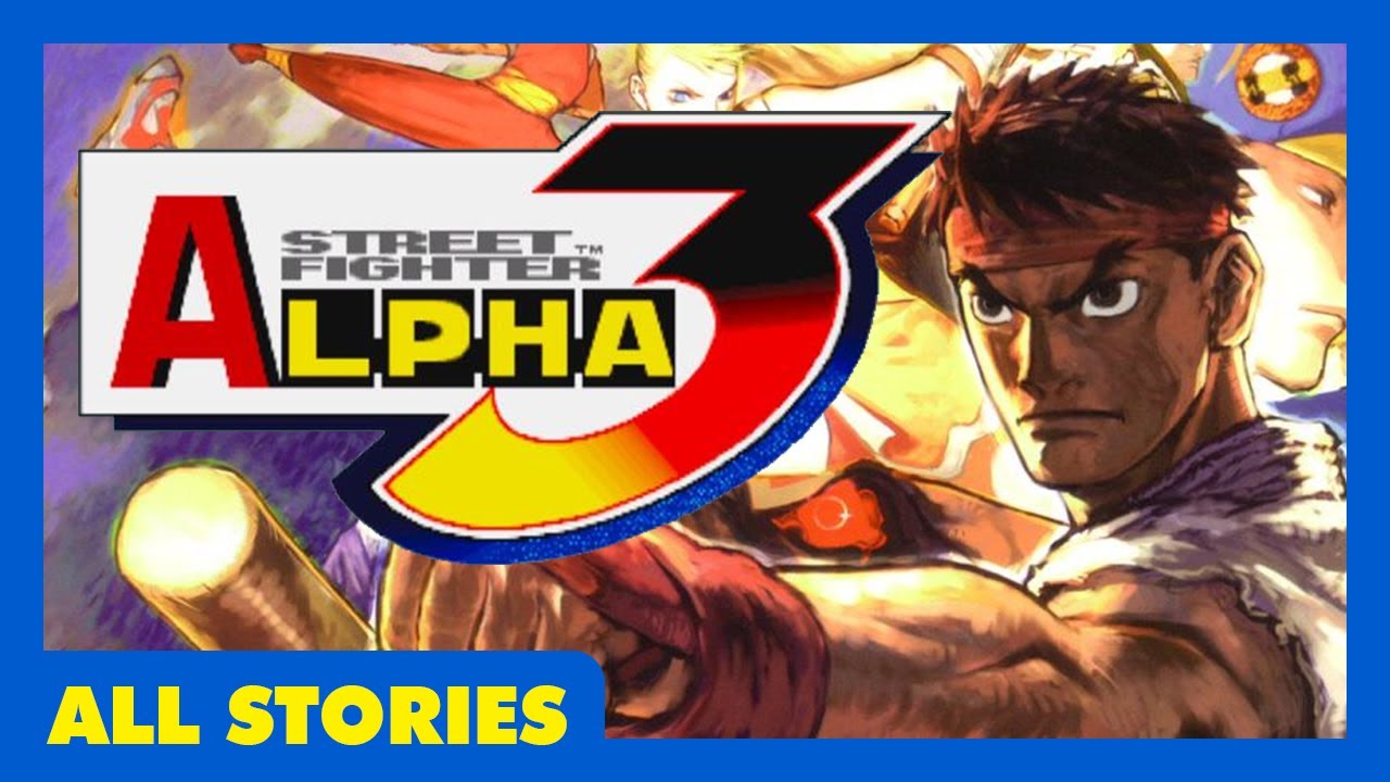 Street Fighter Alpha 3 (All Stories) - All Cutscenes, Profiles, & Endings