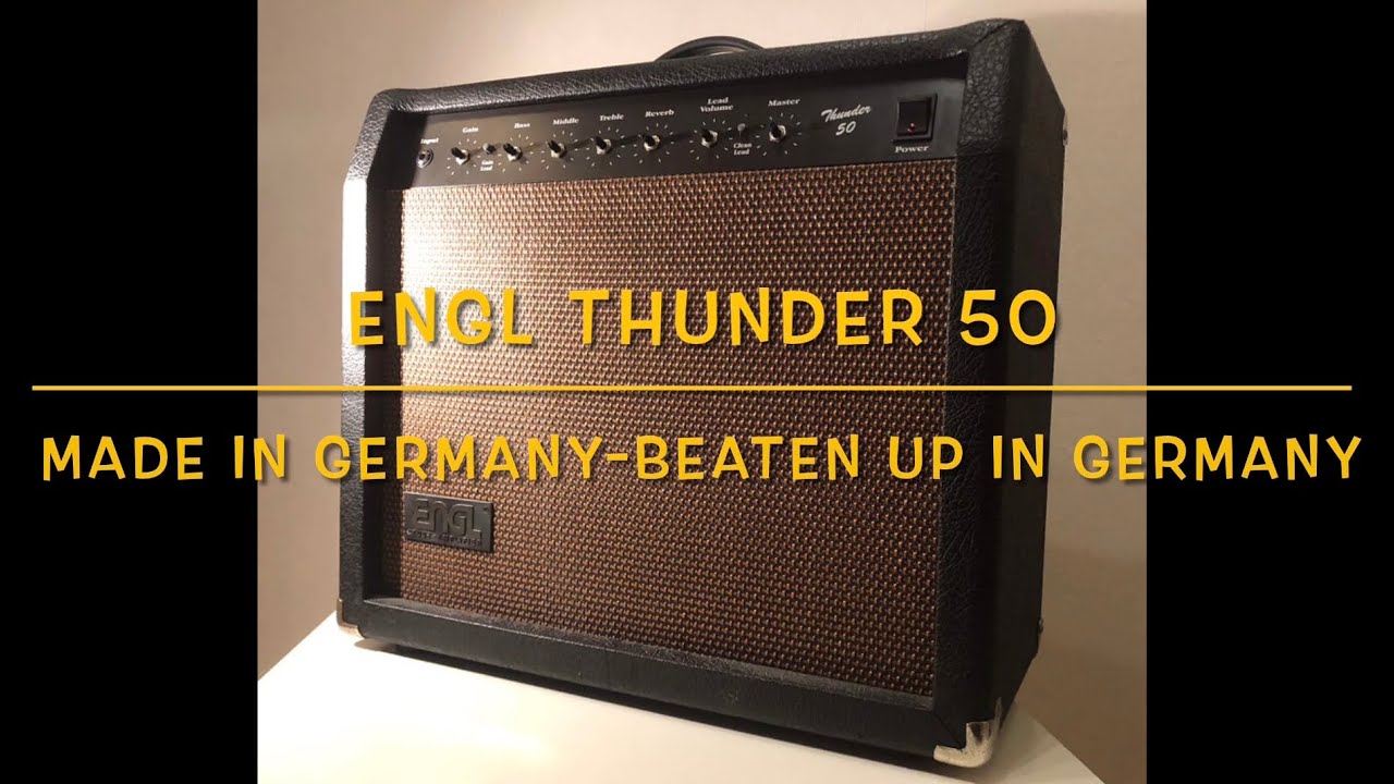 Engl Thunder 50 repair. Squeal, buzz and hum issues