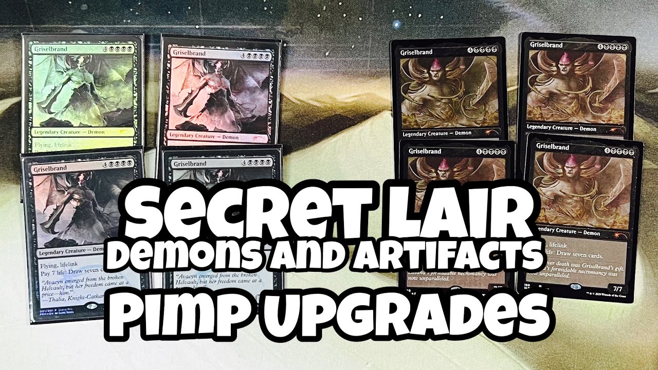 Secret Lair - DEMONS & ARTIFACT LANDS - Upgrades // Magic the Gathering // Collecting
