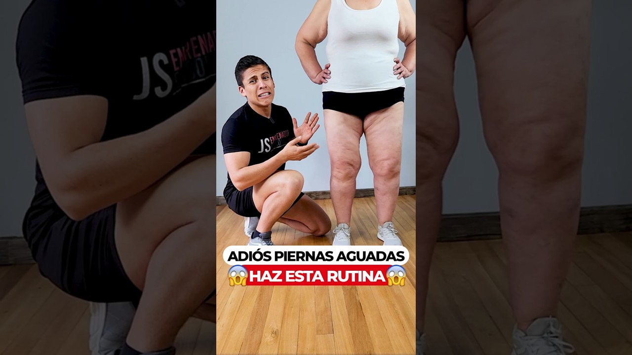 😞 &iquest;TIENES TUS PIERNAS FLACIDAS? HAZ ESTOS 3 EJERCICIOS Y REVIERTE FLACIDEZ #ejercicio #rutina