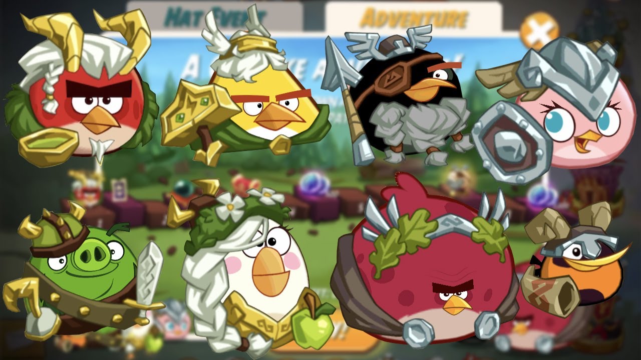 The Aesir Hat Set! - Angry Birds 2 A Godlike Adventure! (Level 1-8) 2023
