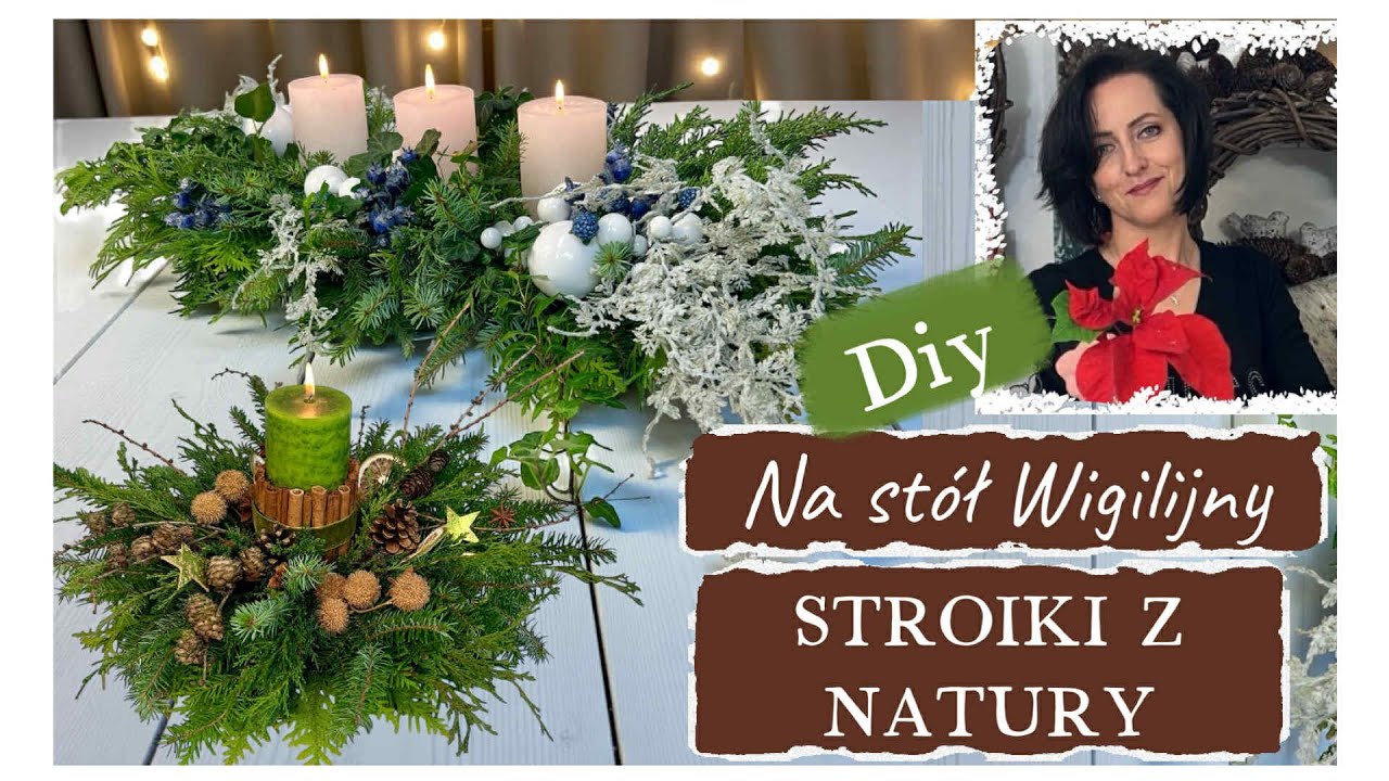 JAK ZROBIĆ STROIK Z ŻYWEGO STROISZU / NA STÓŁ ŚWIĄTECZNY / DIY
