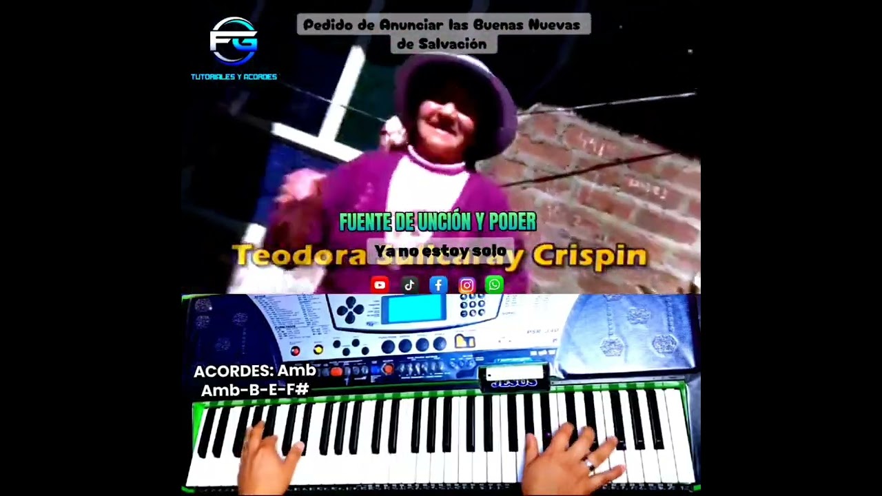 Fuente de Unción y Poder - Ya no estoy solo. TUTORIALES Y ACORDES FG.