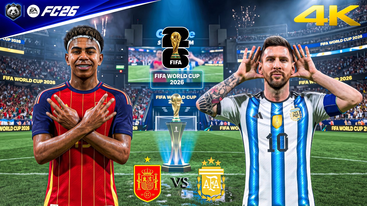 FC 26 - Spain vs. Argentina - FIFA World Cup 2026 Final Full Match | PS5&trade; Pro [4K60]