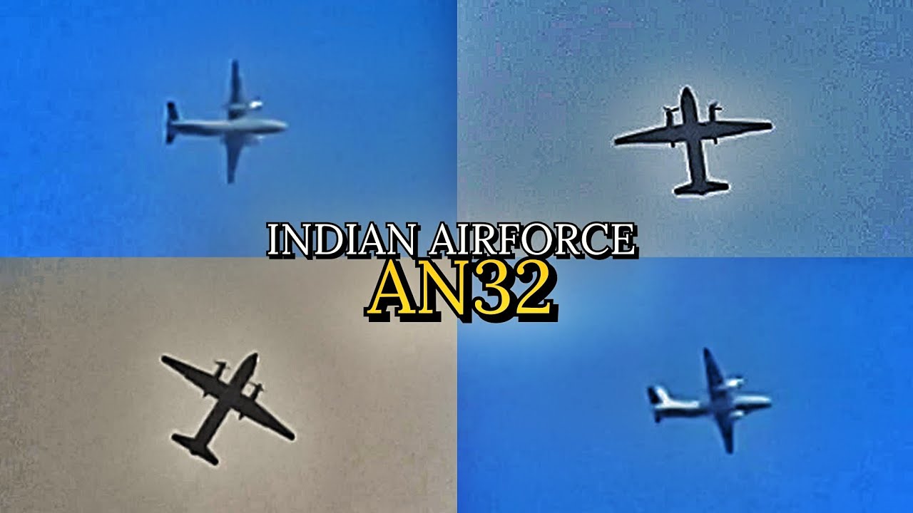 INDIAN AIRFORCE ANTONOV AN32s ON REGULAR MAINTENANCE SORTIES. 