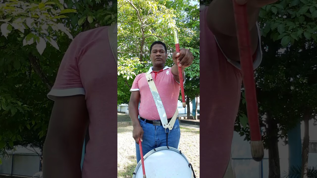 BANDA DE GUERRA - Como ejecutar el Toque de Bandera con Tambor/Ejercicios empleados