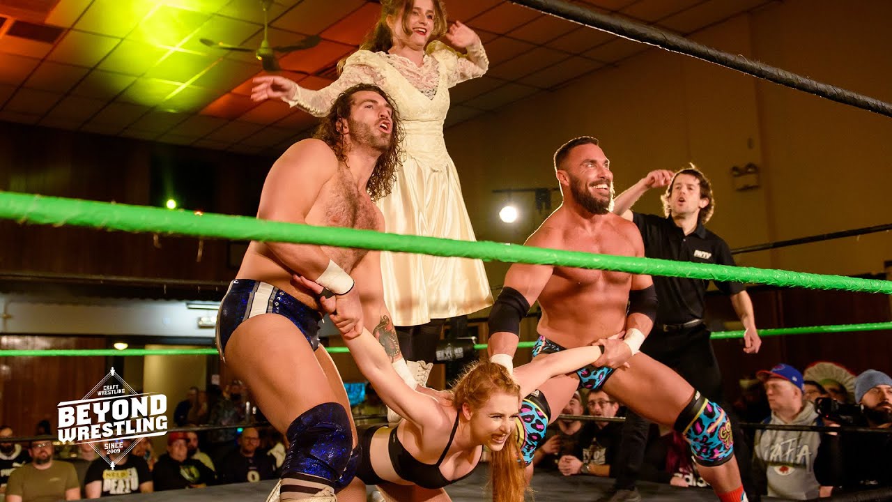 [Free Match] Allie Katch/Notorious Mimi/Love Doug v. Bakabella Family | Beyond Wrestling Intergender