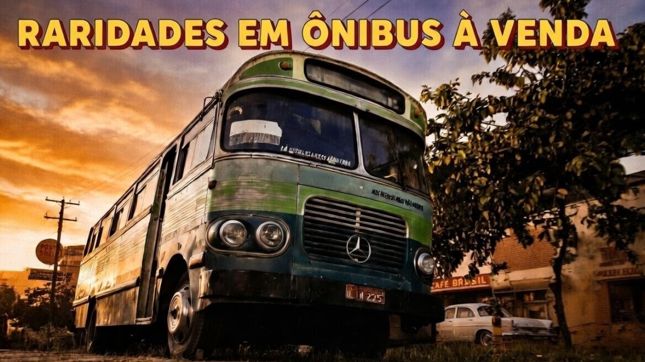 É O MOMENTO DE COMPRAR ÔNIBUS ANTIGO, OS PREÇOS BAIXARAM.