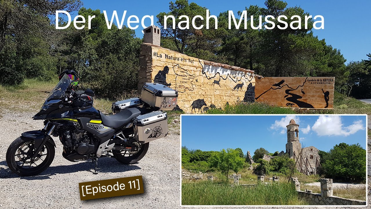 Der Weg nach Mussara | Motorradtour | Honda CB500X | Reise | Katalonien | Carlos Santero |