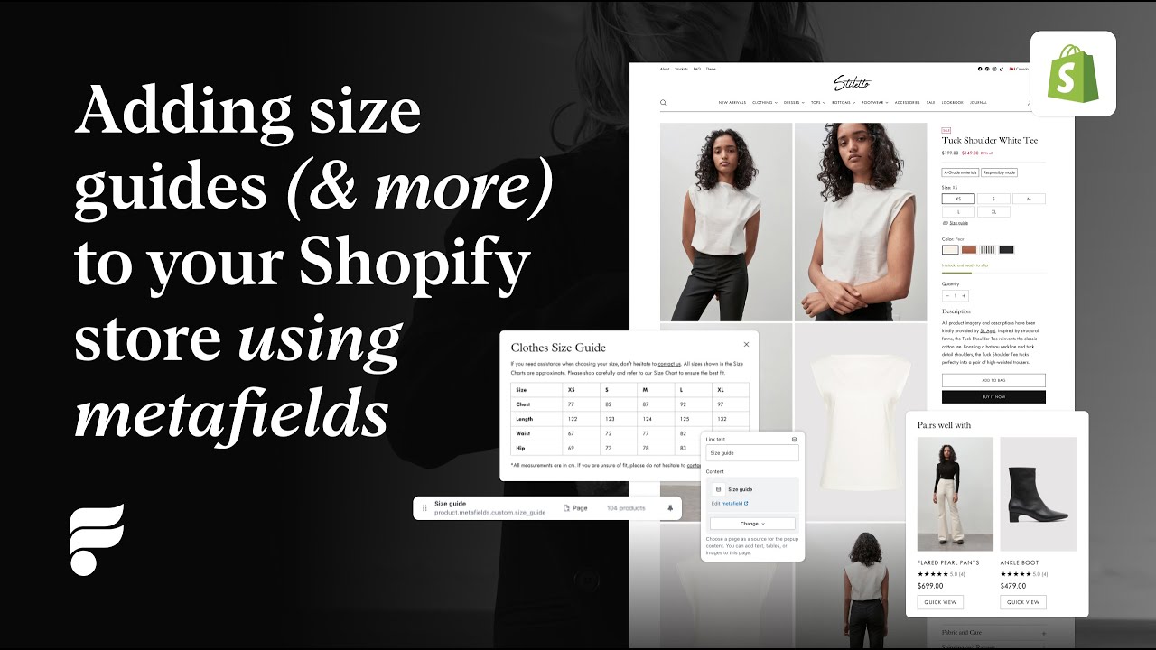 Improve your Product page with metafields