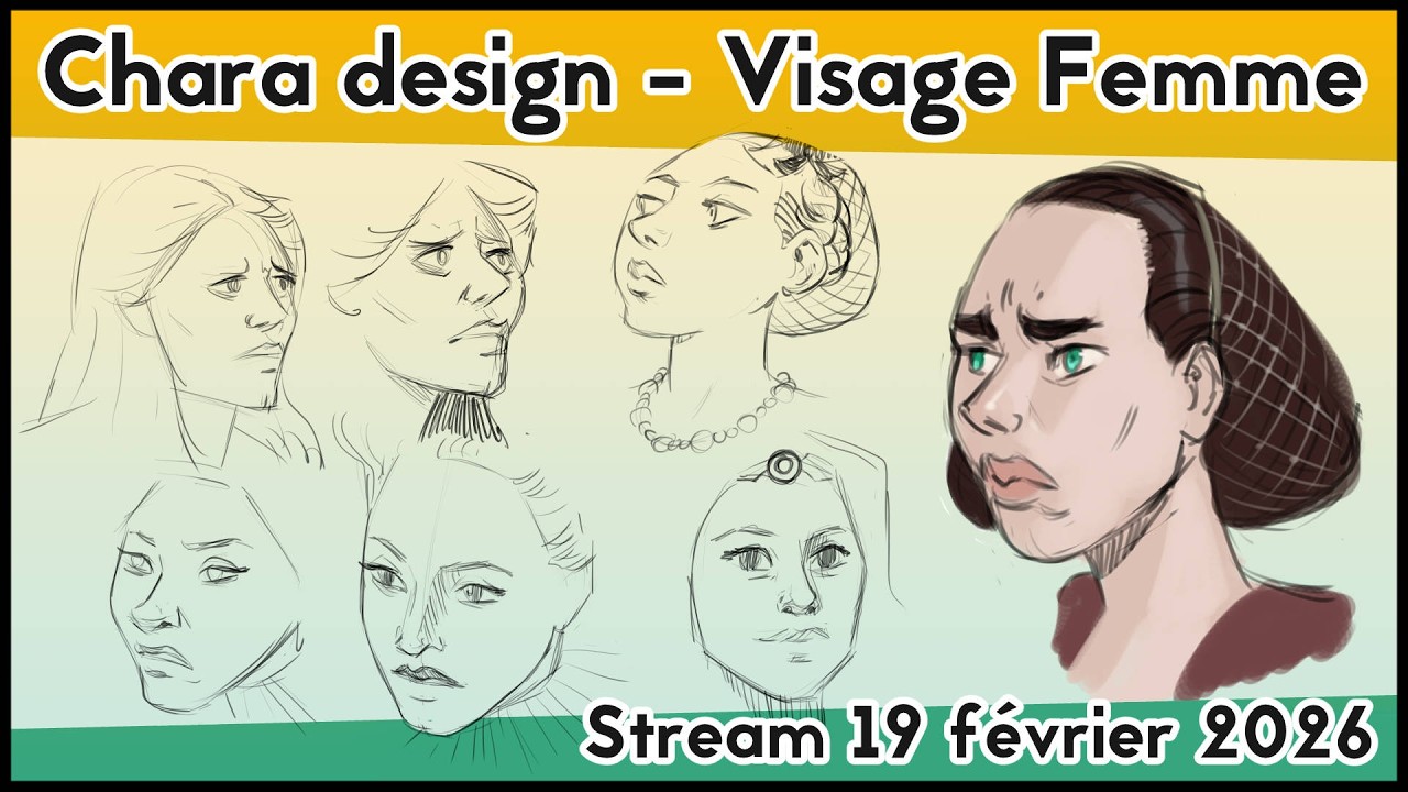 Character design - Design d'un personnage féminin