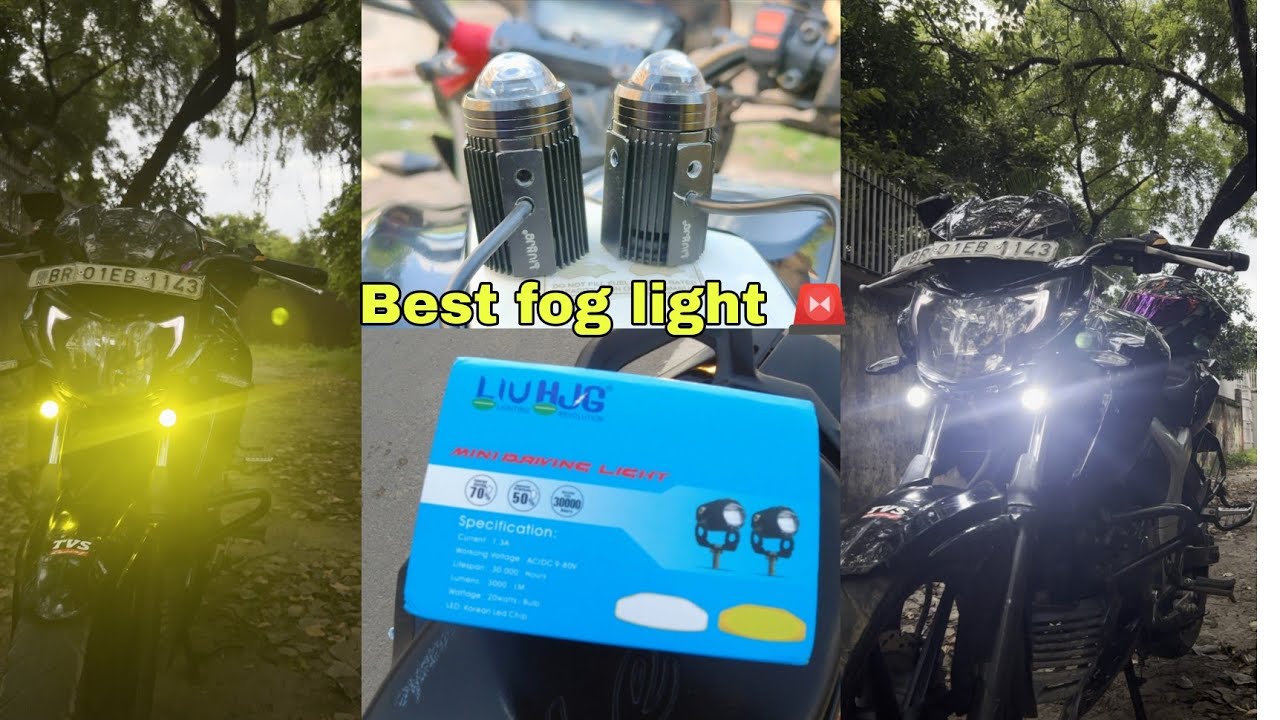 HJG Mini Drive fog light installation (Original) Best light 🚨 under 1500