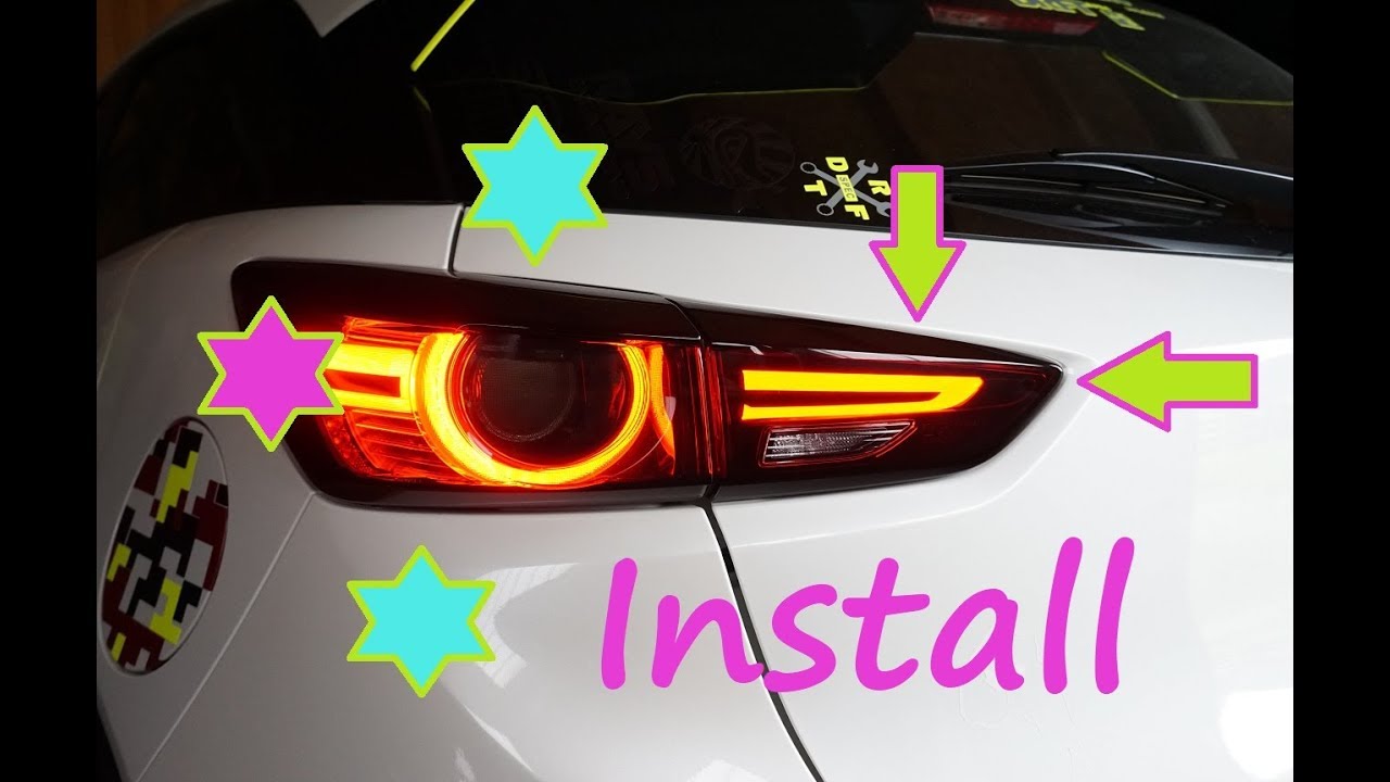 Project Mazda CX-3  --  Inner Trunk Taillights install