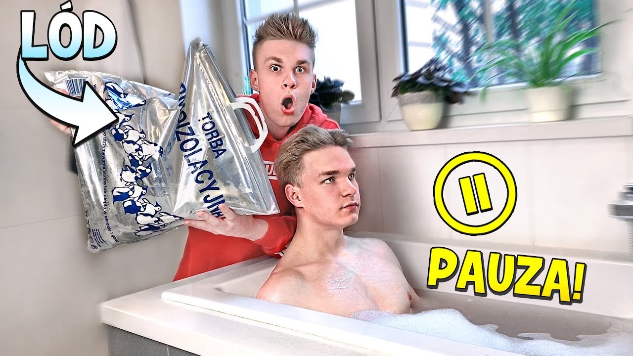 PAUZA CHALLENGE Z MOIM BRATEM! *lód w wannie* / Wojan