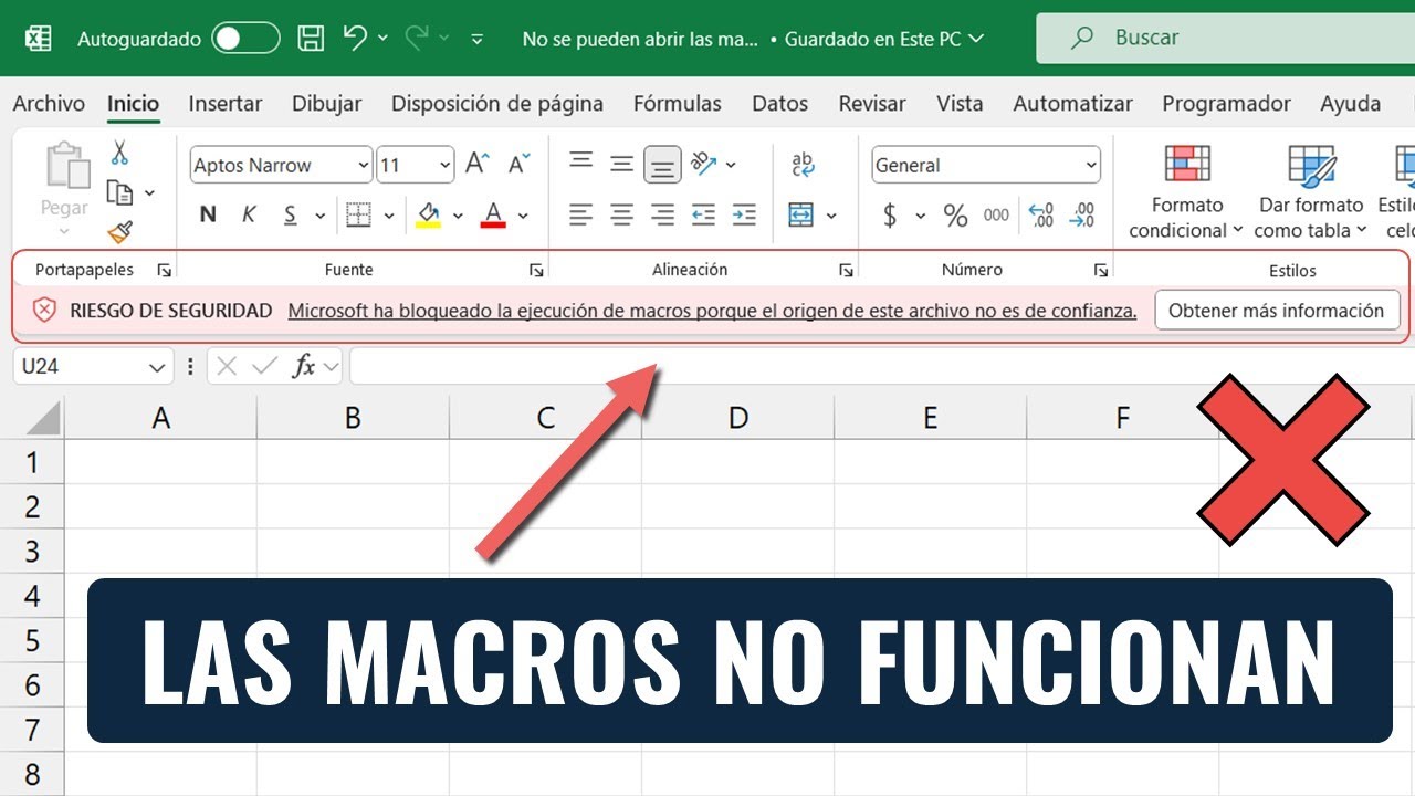 El Truco para Habilitar y Ejecutar todas las MACROS en Excel