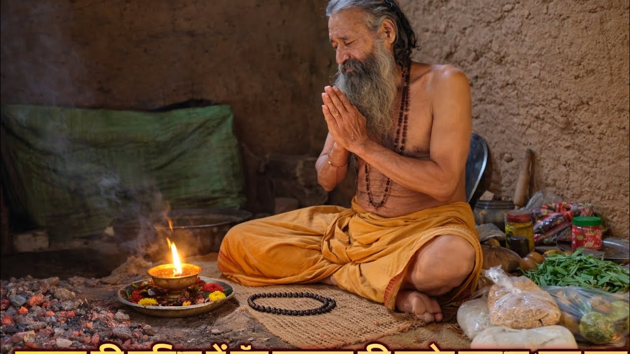 चित्रकूट# के जंगल में# जंगली जानवरों के बीच रहकर# सिद्ध बाबा के #स्थान में कर रहे, #भक्ति साधना##के