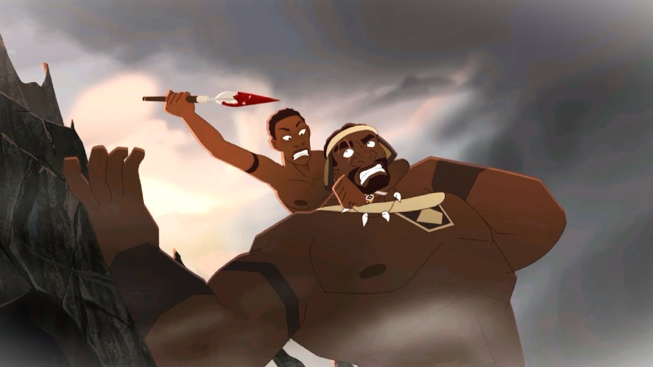 Shaka Zulu came up with the short spear idea to defeat the undefeated giant