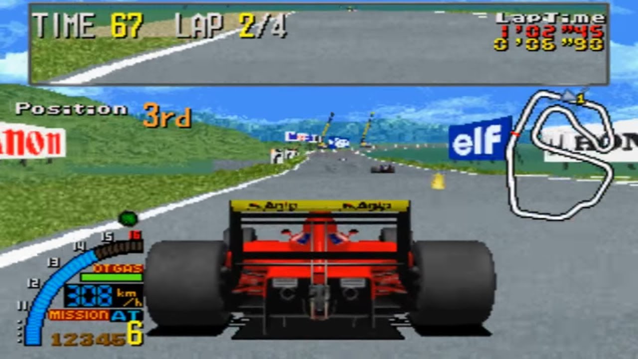 F1 Super Lap - Sega System 32 - Ferrari Completo/Full Gameplay [Attrack Mode+Gameplay+Final/Ending]