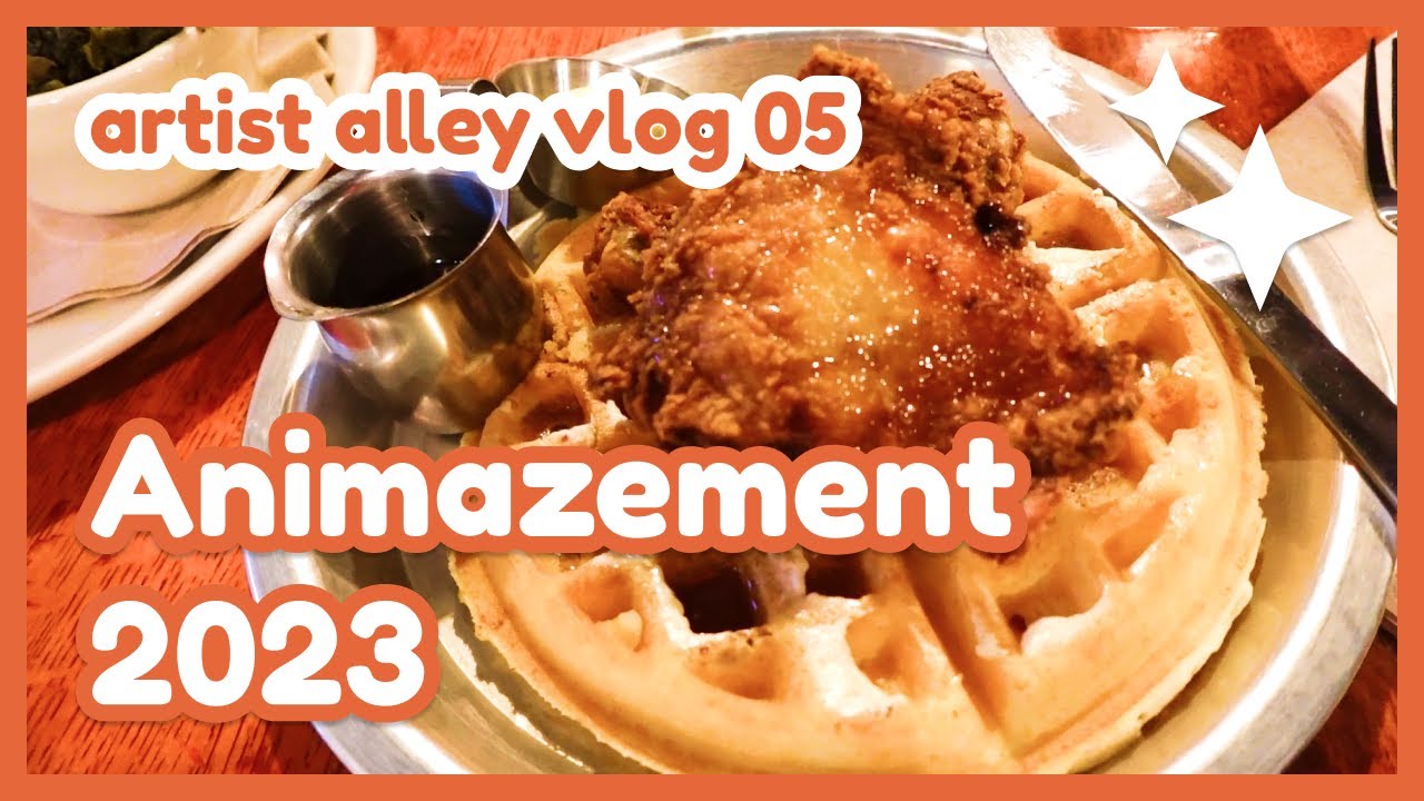 artist alley vlog 05 || animazement 2023