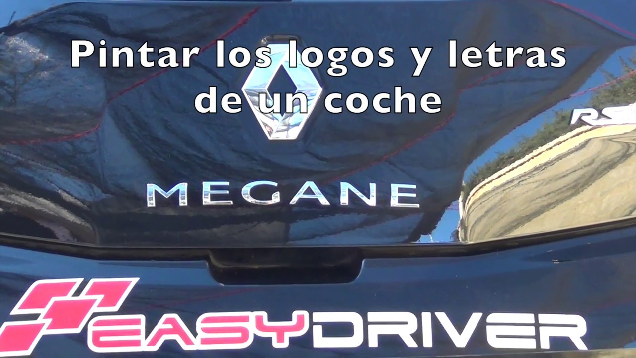 Pintar los logos y letras de un coche con Plasti Dip