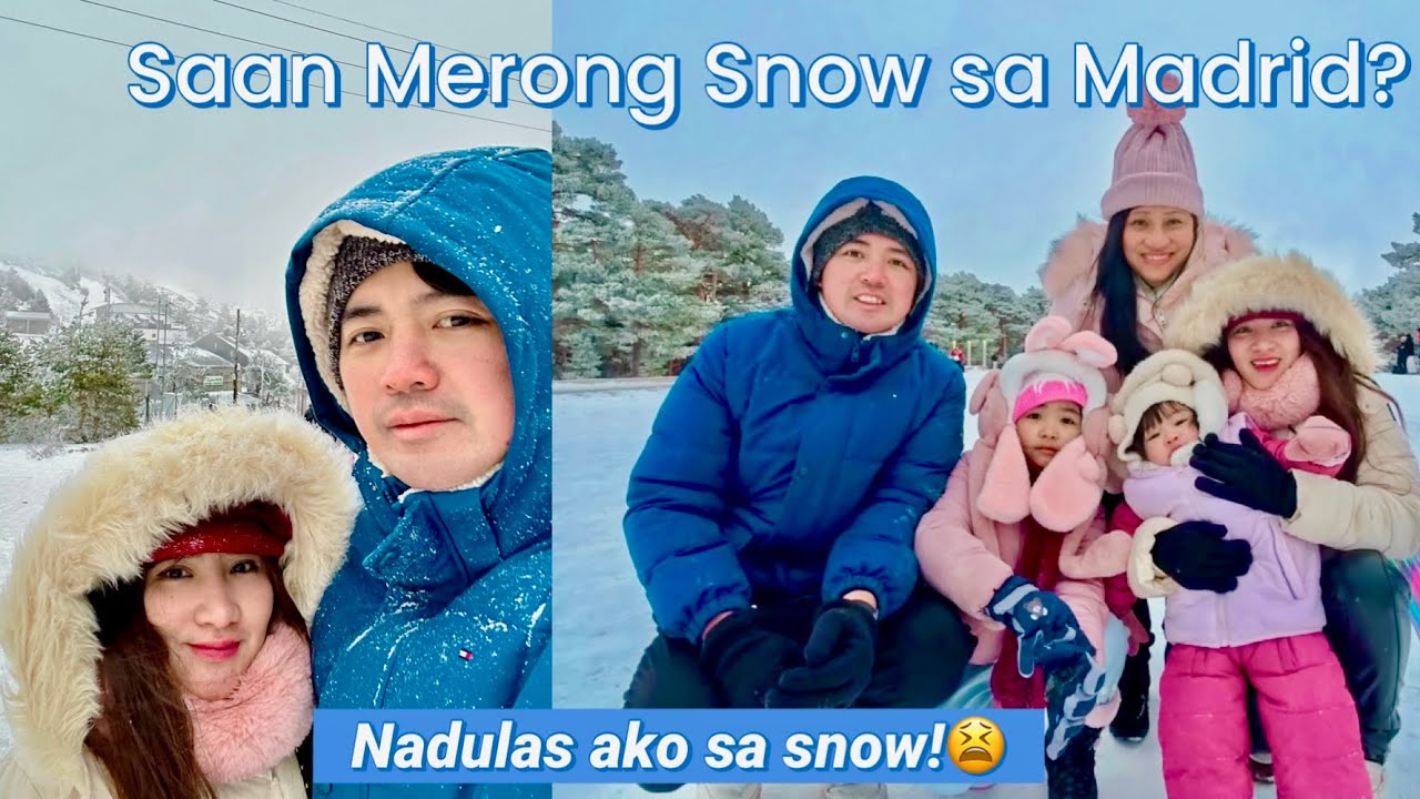 SAAN MAY SNOW SA MADRID KAPAG WINTER? WINTER in SPAIN