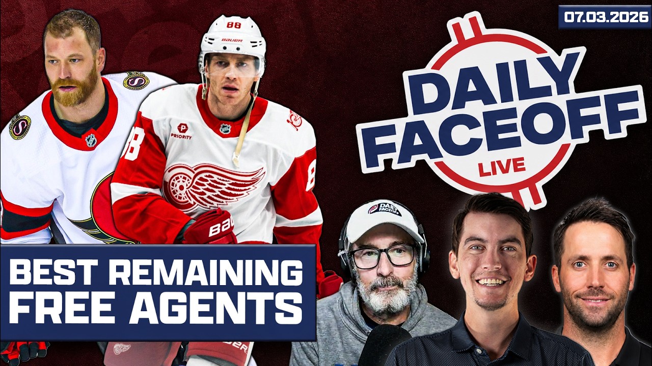 Best Remaining NHL Free Agents + Steve Peters On The Early Summer Madness | Daily Faceoff Live