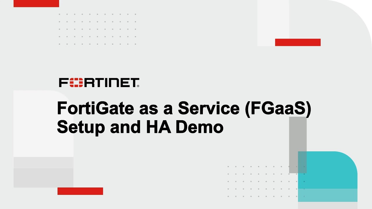 FortiGate-as-a-Service Demo | Next Generation Firewall