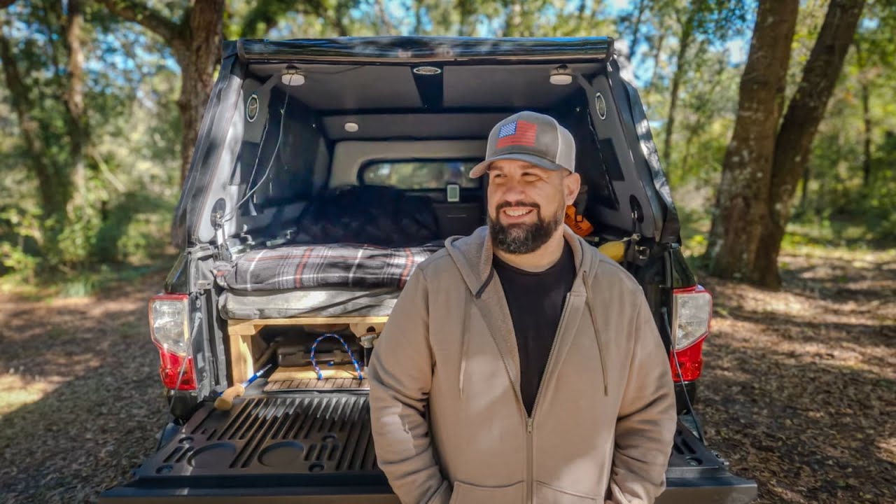 Nissan Titan - FLATED Truck Camper - Tour
