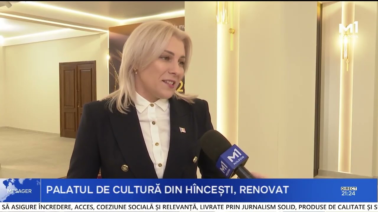 Palatul de Cultură din Hâncești, la 60 de ani de la inaugurare: un simbol readus la viață