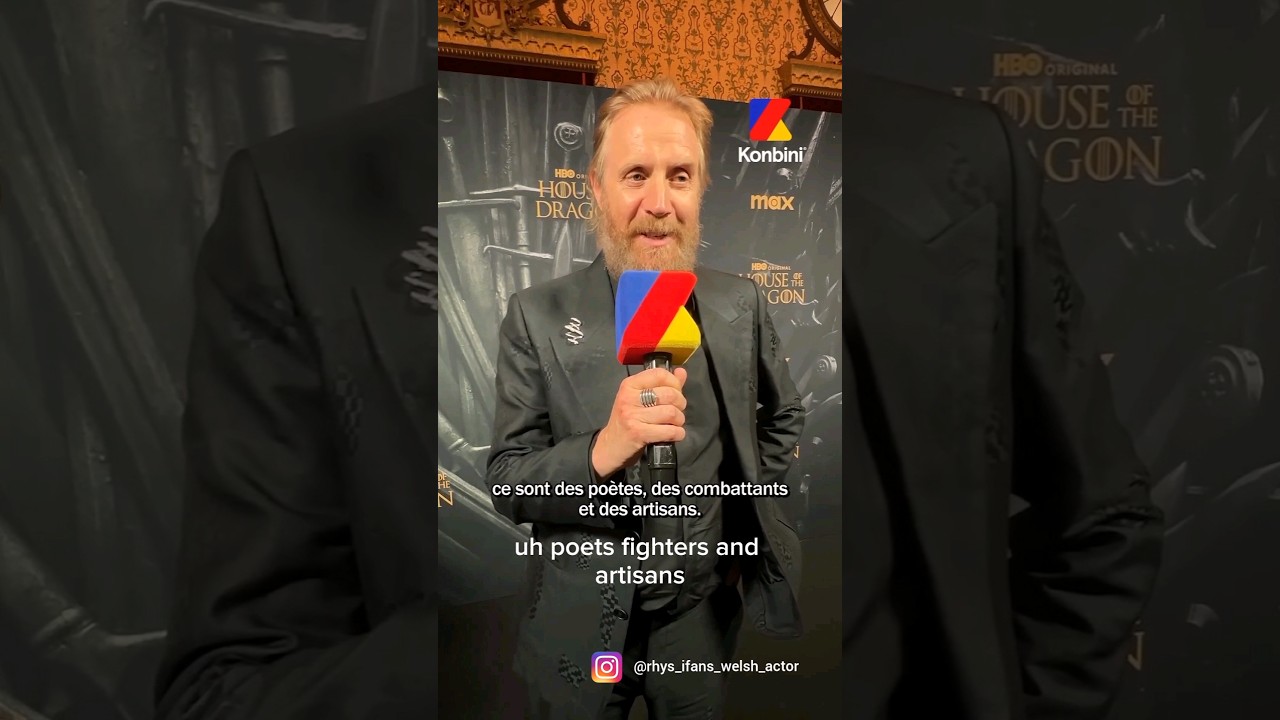 Interview with Rhys Ifans during the premiere of 'House Of The Dragon' S2 in Paris #RhysIfans