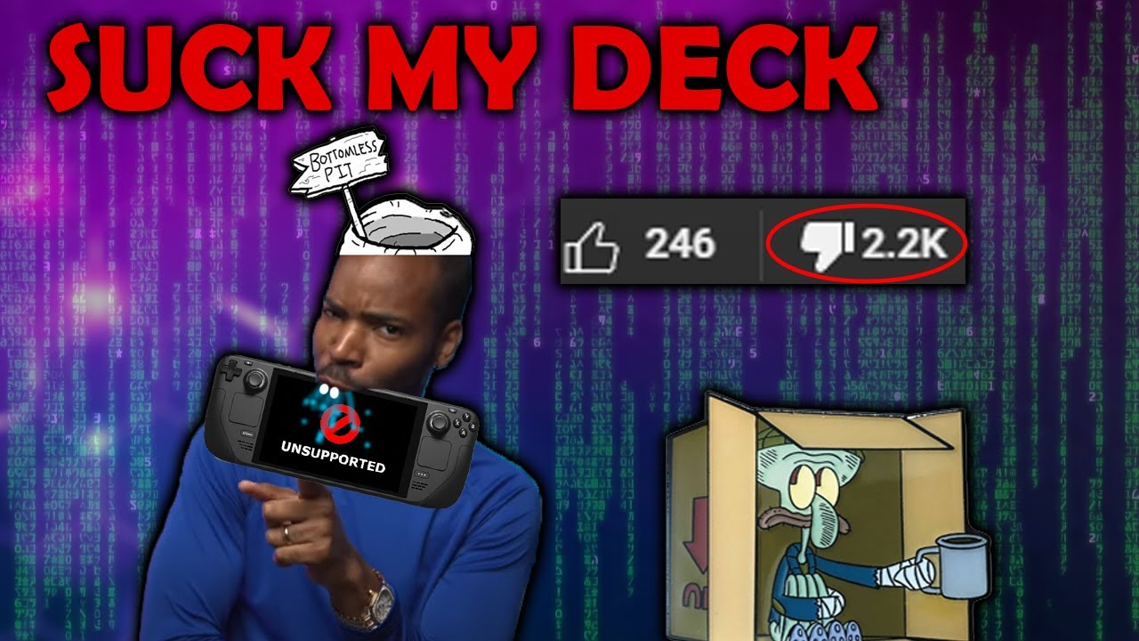 QuantumTV is BACK and is POOR SHAMING Viewers in a TERRIBLE Steamdeck Review!