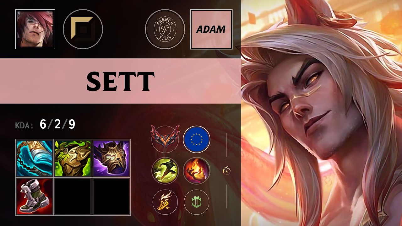 (FK Adam) Sett Top vs Gnar - EUW Grandmaster Patch 26.18