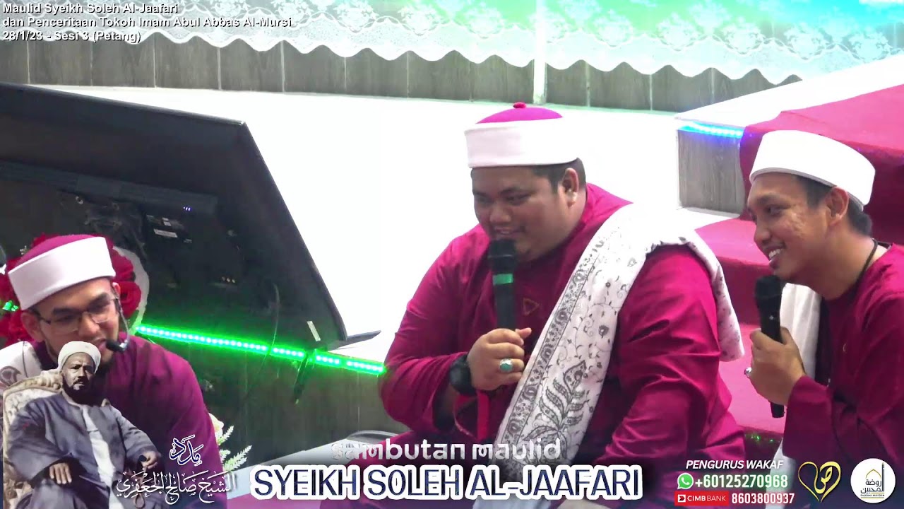 🔴 DS Live : Maulid Syeikh Soleh Al-Jaafari & Penceritaan Tokoh Imam Abul Abbas Al-Mursi (28/1/23)-3