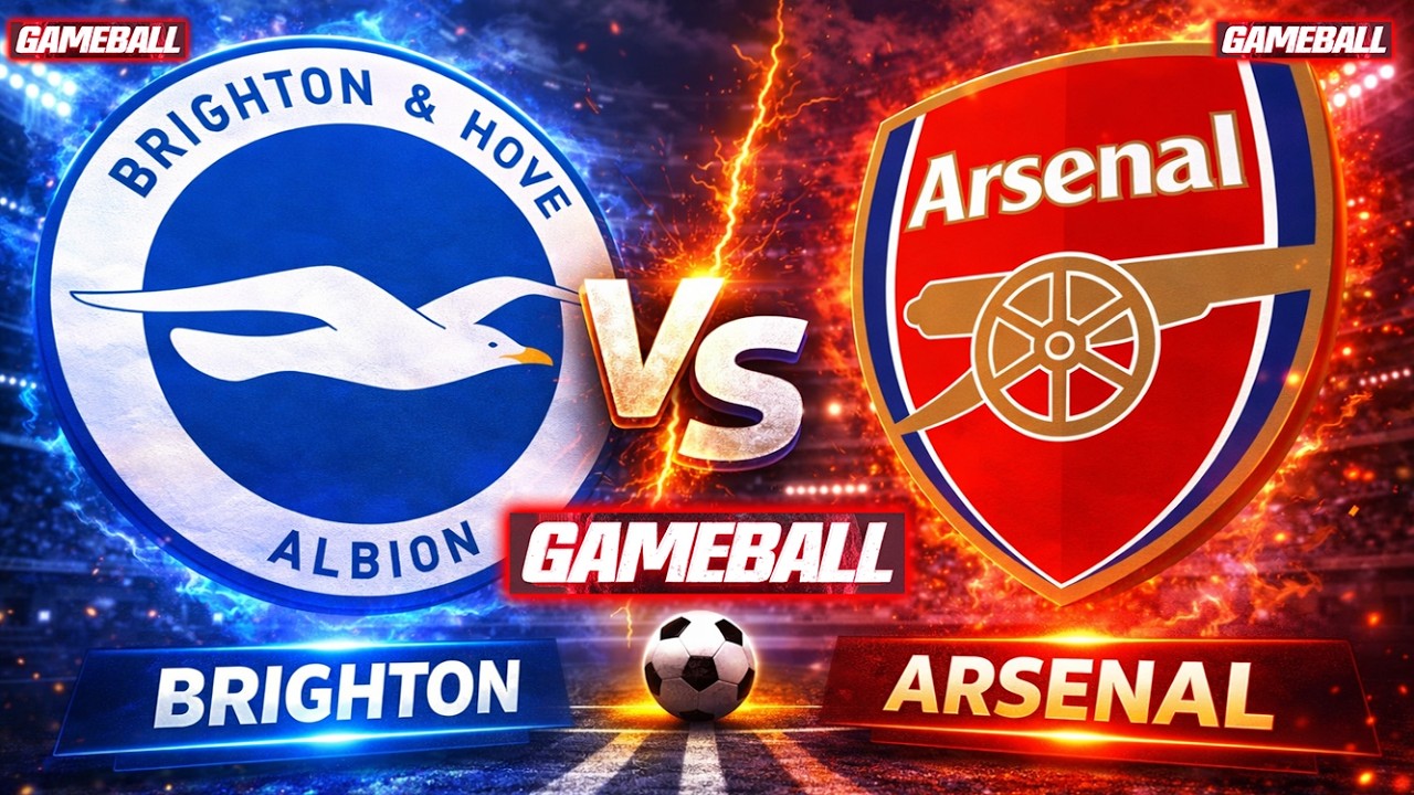 🔴LIVE : Brighton vs Arsenal | ENGLAND CHAMPIONSHIP 26 #brighton    #arsenal  #epl