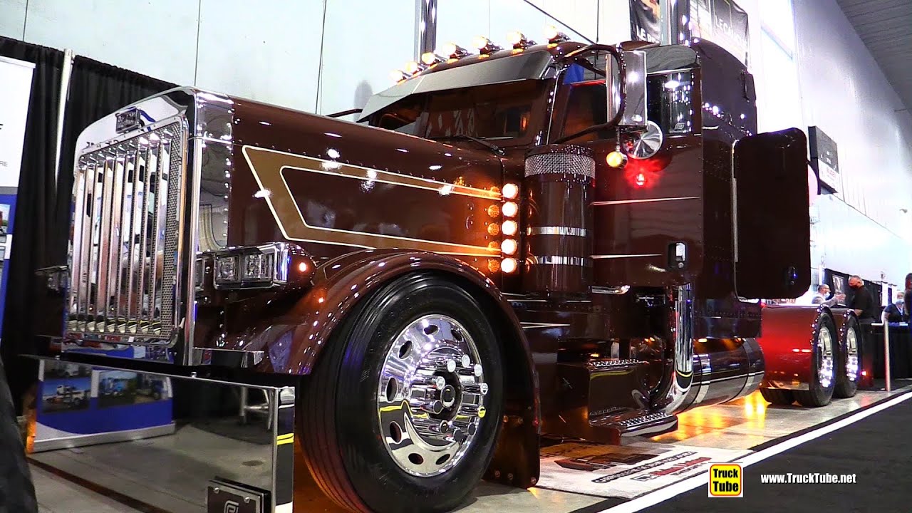 2005 Peterbilt 379 Custom Show Truck by Entreprise PJF - Exterior Interior Walkaround - 2021 Expocam