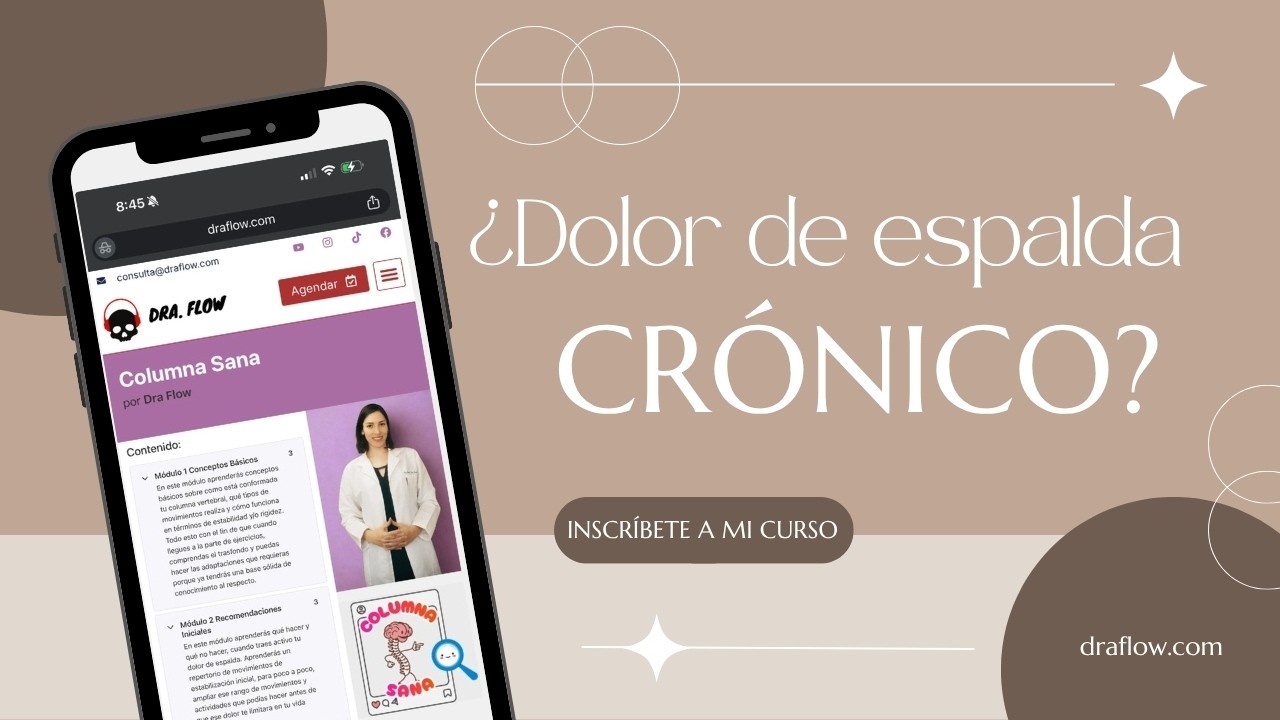 Dolor de espalda que no se quitó en un par de semanas? es momento de aprender a cuidarla.