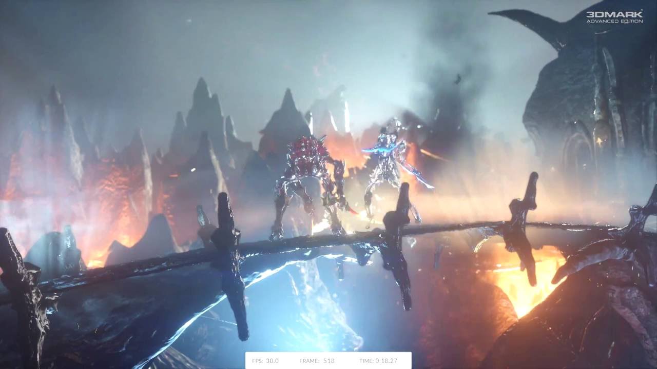 Nivida GTX 1070 3DMark FireStrike Test