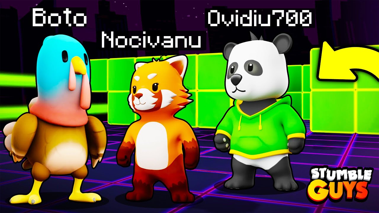 cele mai GRELE MAPE de STUMBLE GUYS cu @Nocivanu' si @Ovidiu700