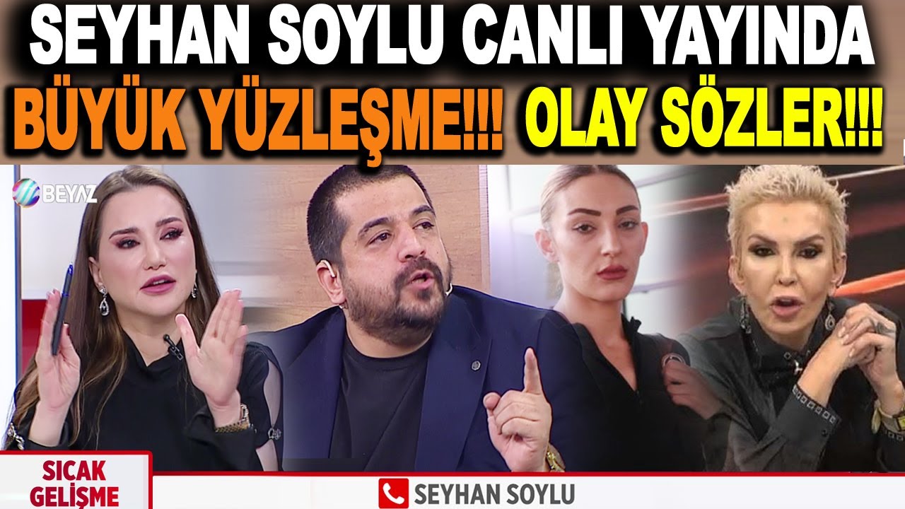 Ş&Uuml;PHELİ &Ouml;L&Uuml;M, TEHDİT, ŞANTAJ...!!! Seyhan Soylu ve Ferdi Aydın canlı yayında y&uuml;zleşti!
