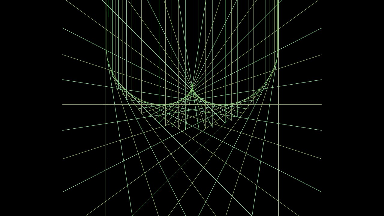 Xah Ep774. geometry of plane curves, basics. tangent lines, normal lines, caustics.