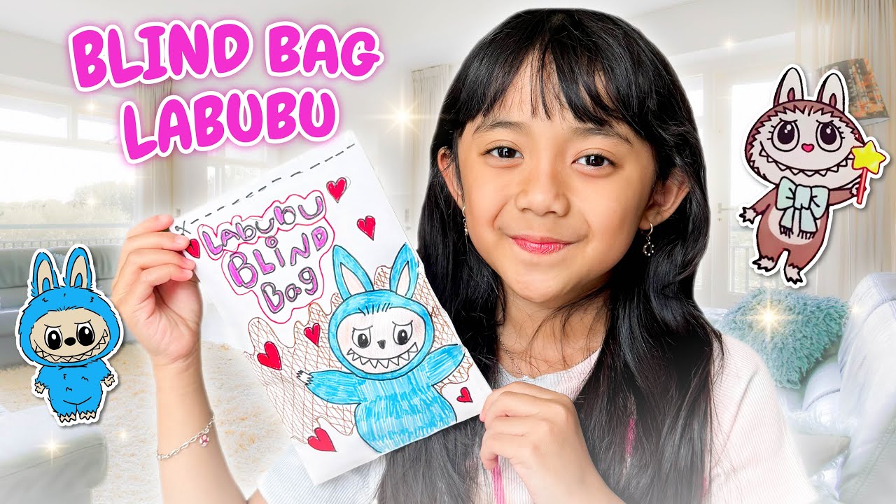 SAMANTHA BIKIN BLIND BAG SERBA LABUBU VIRAL SAMA MAMA DI JAKARTA !!