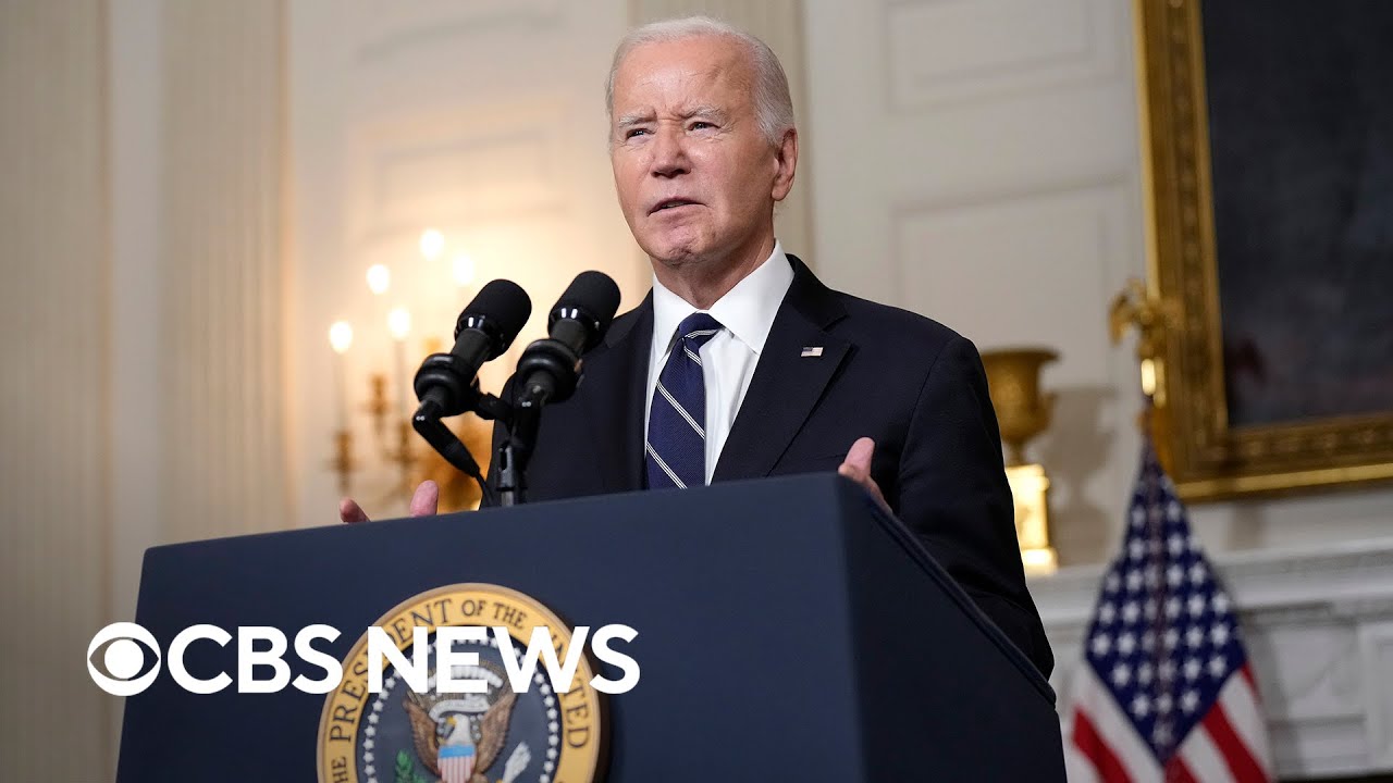 Biden addresses nation about Israel-Hamas war | full video
