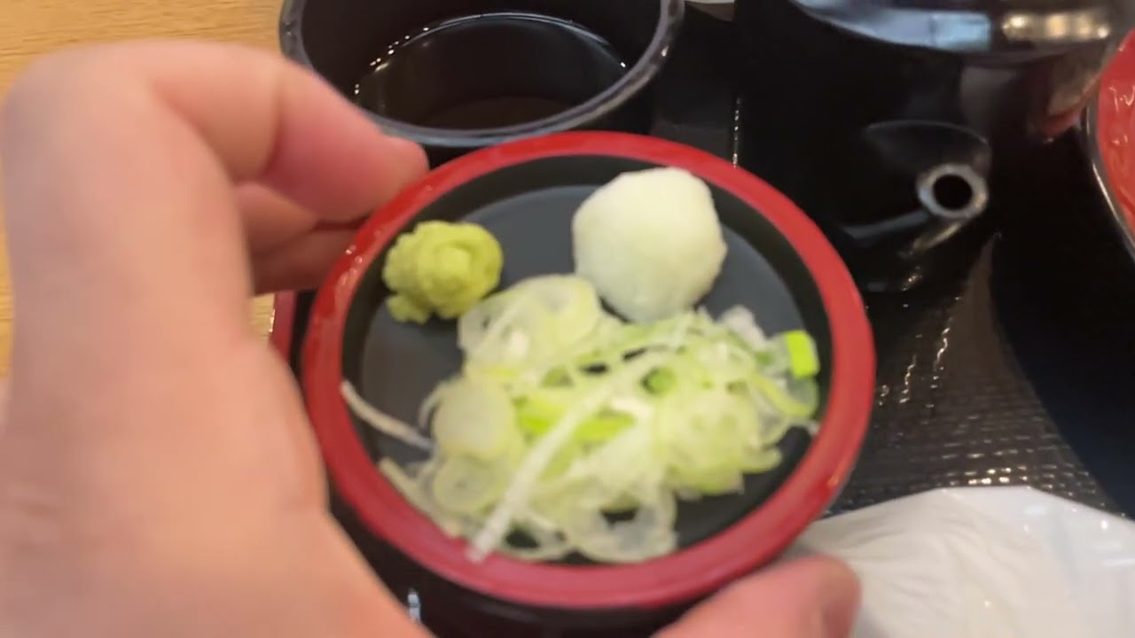七福の湯天ぷらそば大盛りサイズ注文