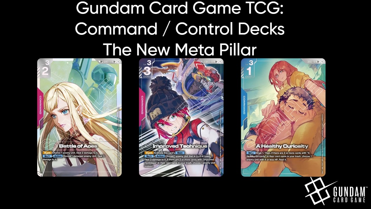 Gundam Card Game TCG | Command Control Decks | The New Meta Pillar