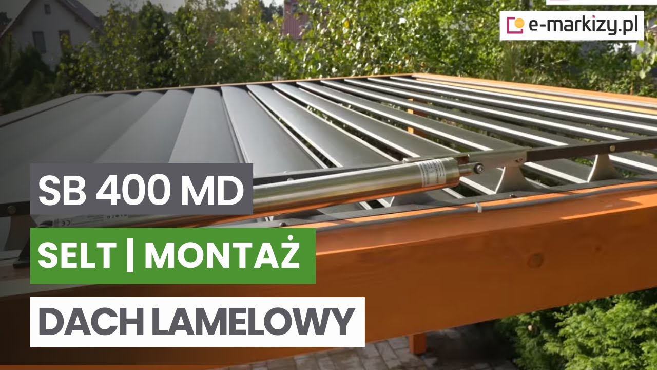 Dach uniwersalny lamelowy Selt  sb400 MD | e-markizy.pl