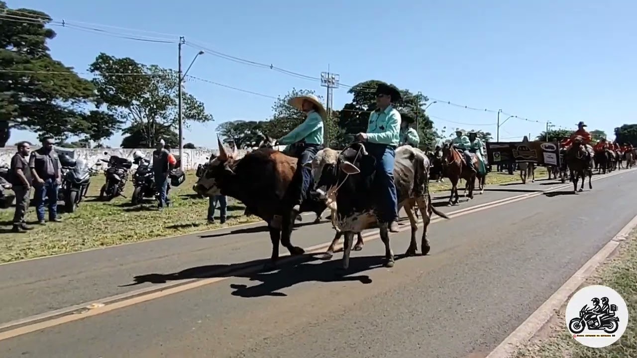 Cavalgada e queima do alho em rubiácea SP vem comigo 31 /08/2025