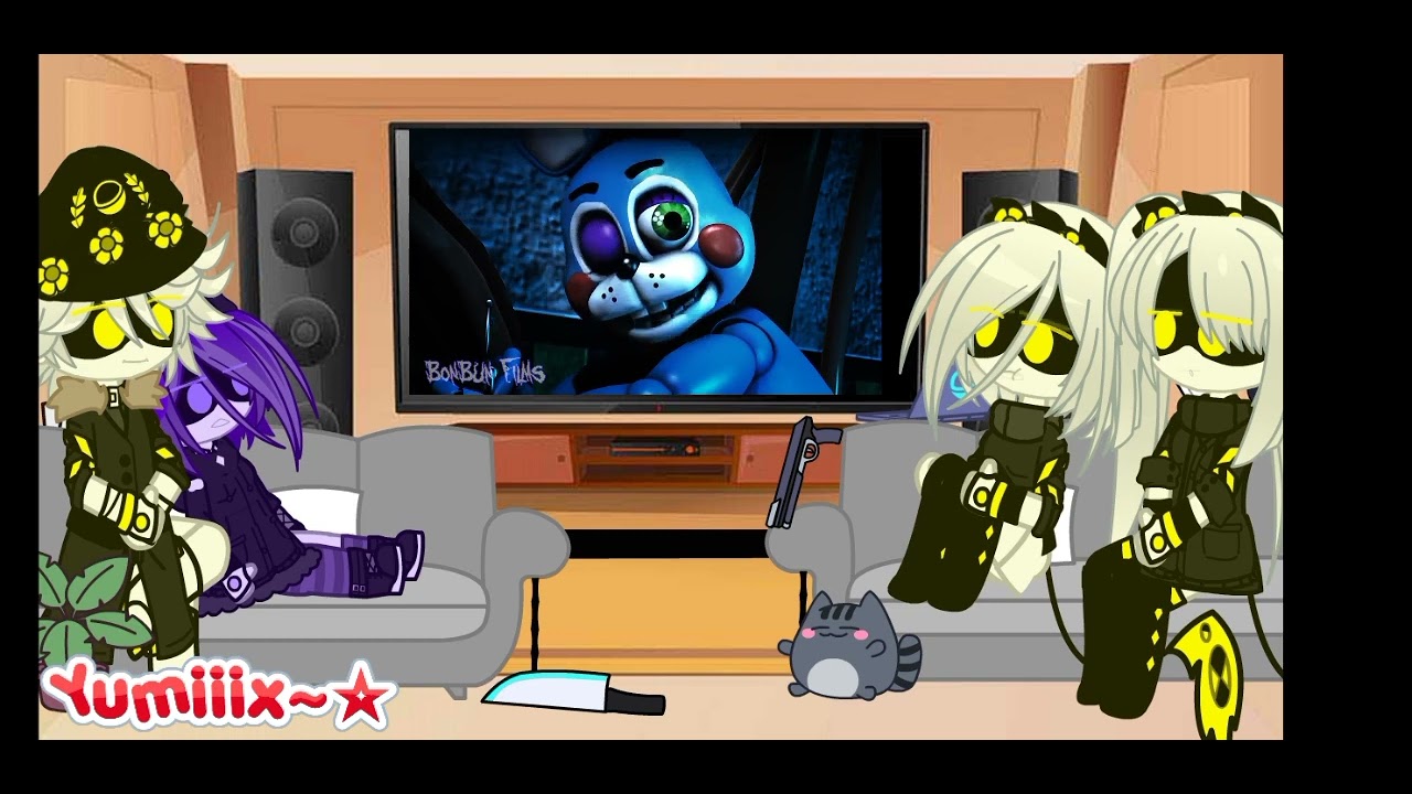 📺React🎥-Murder drones Reagindo a The Bonnie Song-By:@Yumiiix_0-#gacha #murderdrones#react #fnaf2