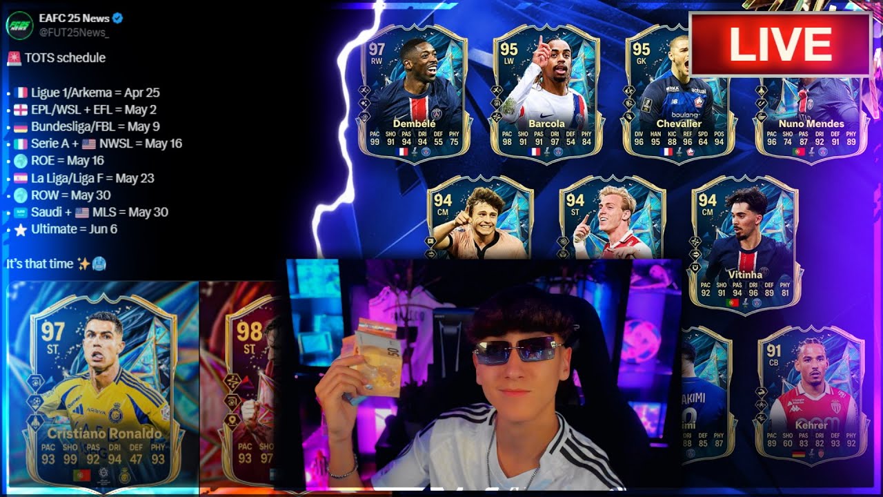 EAFC 25 LIVE: TOTS WARMUP! 🚨😱
