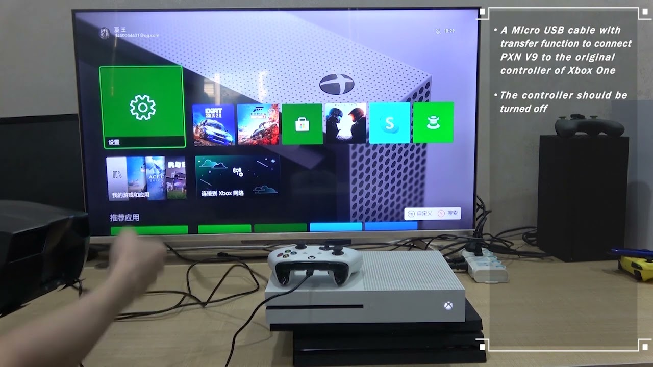 PXN V9 Gaming Steering Wheel for Xbox One Tutorial